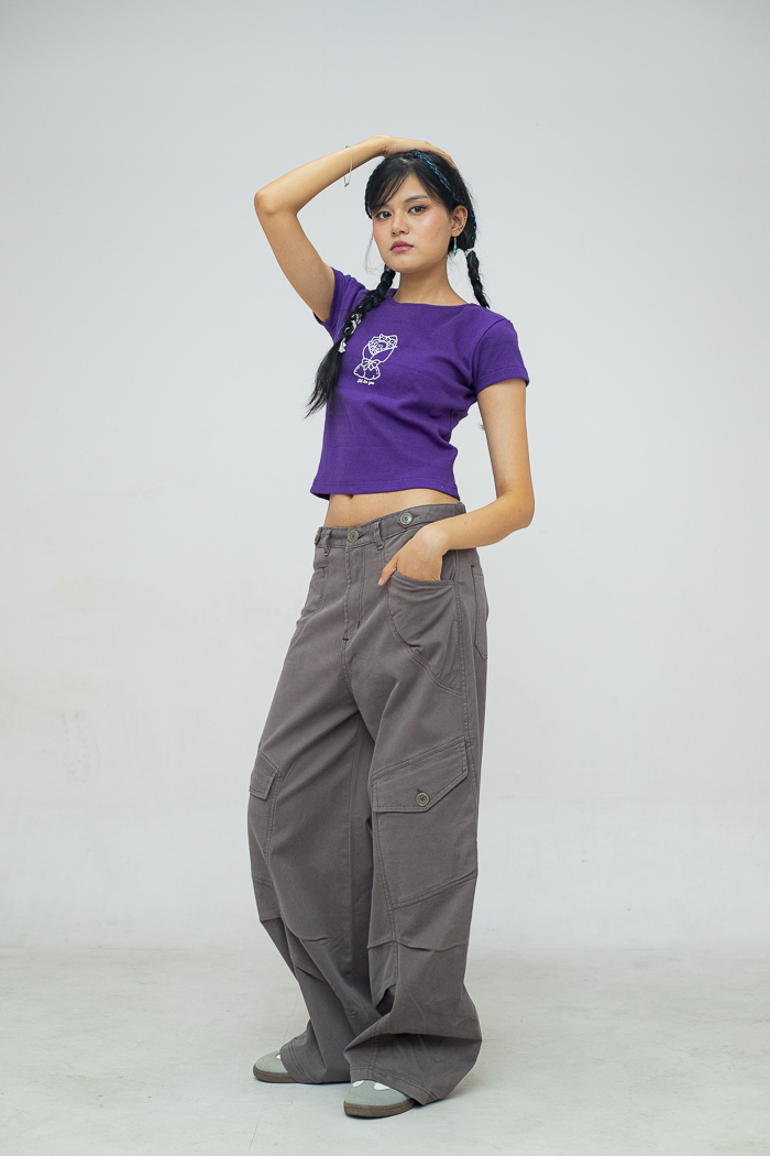 Purple Cute Top
